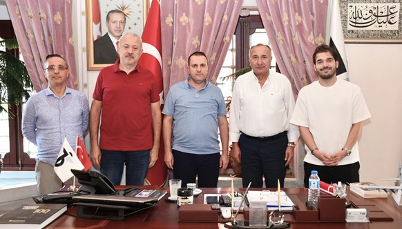 SAVCI BENDEZ VE ÖNKİBAR’DAN BAŞKAN ALİ KOPUZ’A ZİYARET